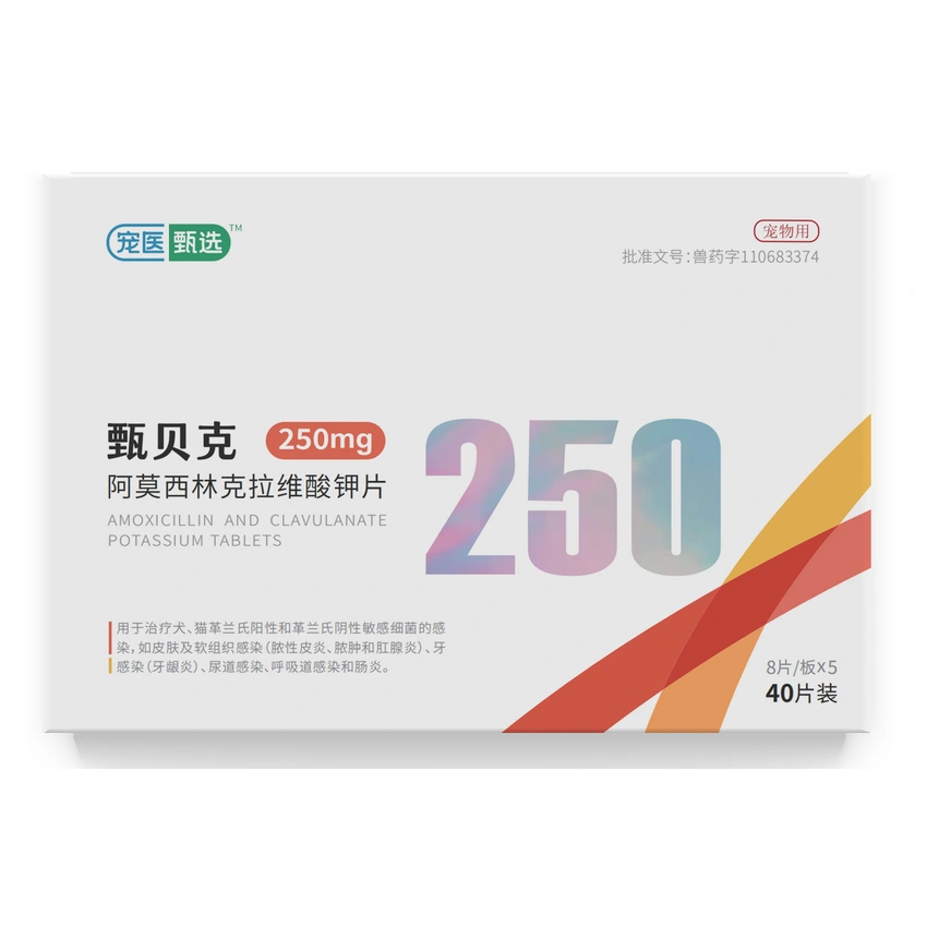 阿莫西林克拉维酸钾片（250 mg）